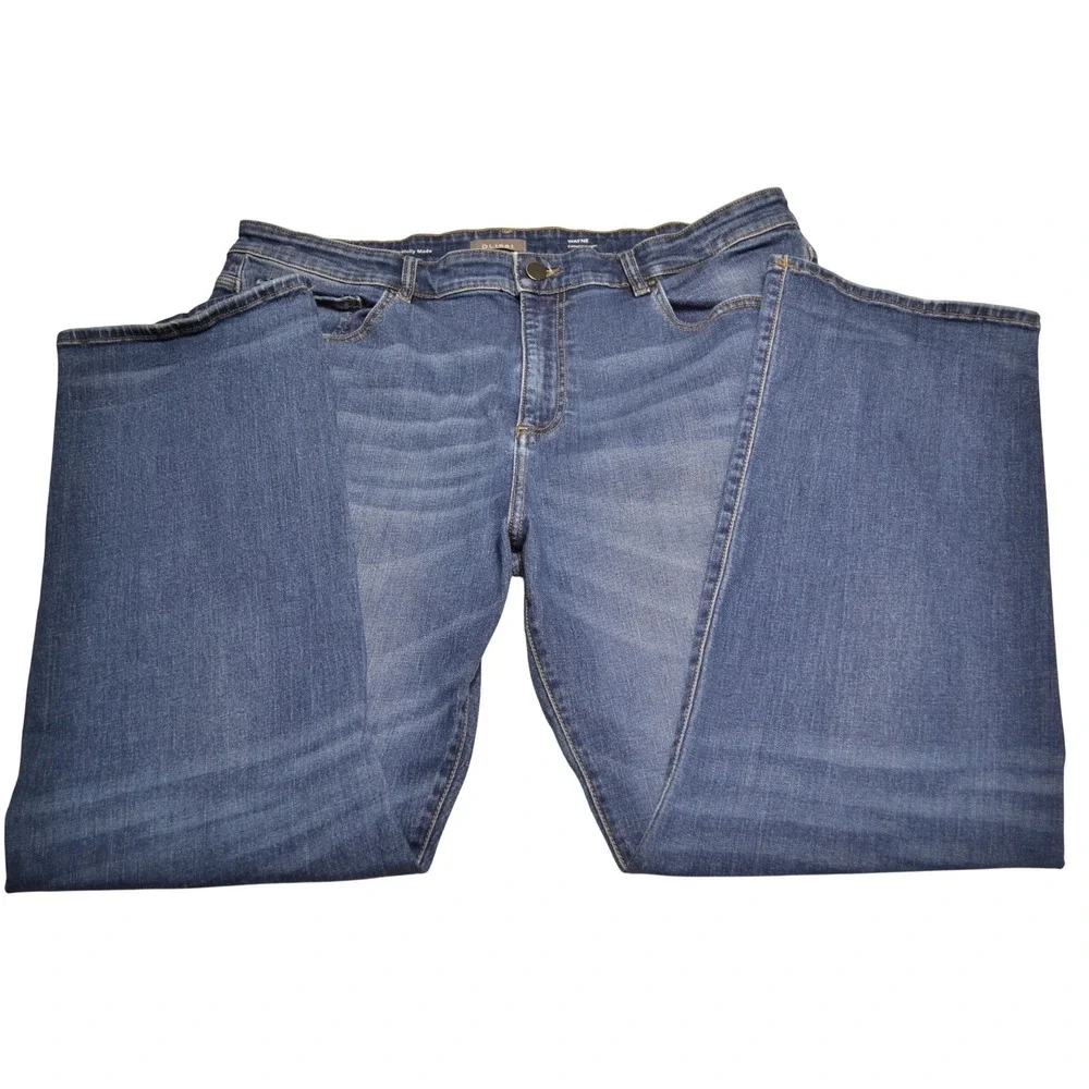 DL1961 Wayne Casual Straight Mens 40x32 Blue Satellite Jeans‎ Mid Rise Denim